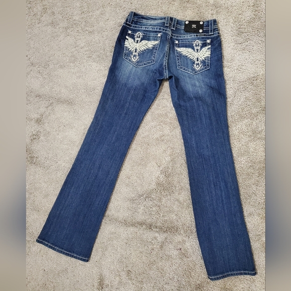 Miss me embellish pocket denim jeans - Picture 2 of 3